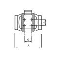 S&P USA Ventilation Beige Bathroom Exhaust Fan in Beige 