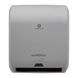 17-3/10 in. Automated Touchless Roll Paper Towel Dispenser in Grey