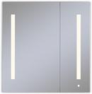 30 in. Surface Mount Medicine Cabinet in Satin Anodized Aluminum