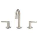 American Standard Brushed Nickel Two Handle Widespread Bathroom Sink Faucet with Metal Pop-Up Drain 