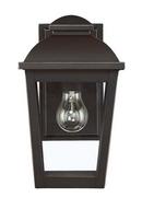 11-1/2 in. 100W 1-Light Outdoor Wall Sconce in Oil Rubbed Bronze