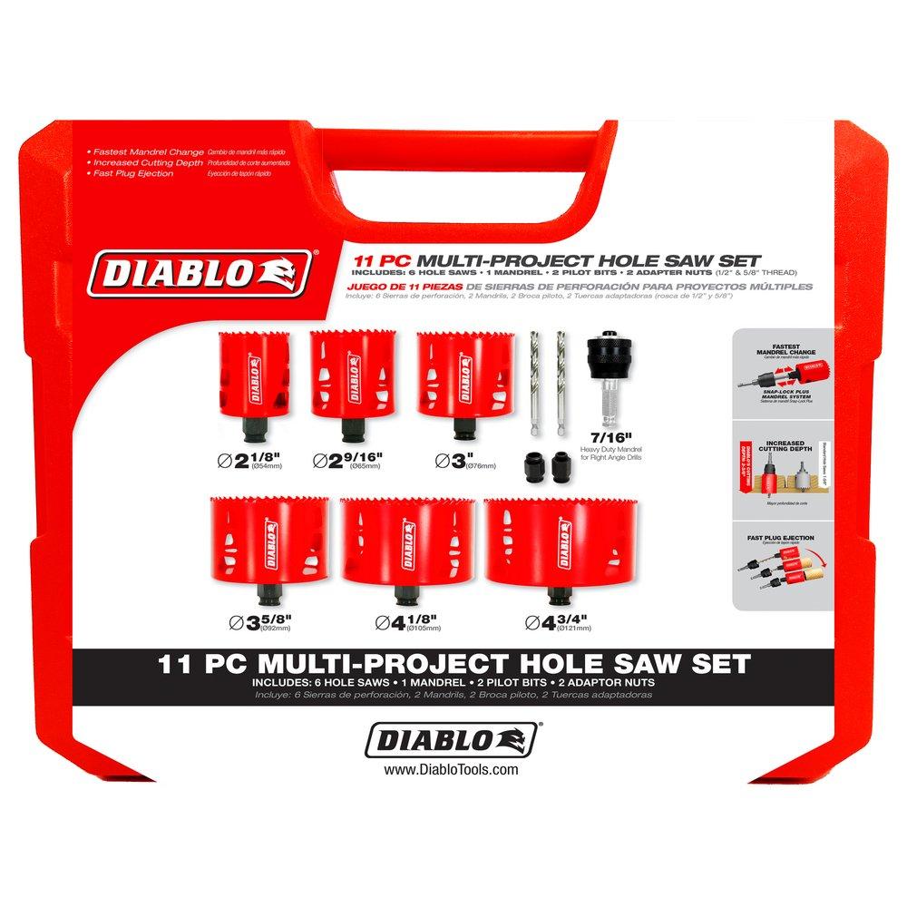 Diablo Tools Hole Saw Kit 11 Piece 