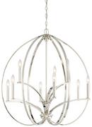 Minka Lavery Nickel 60W 9-Light Chandelier 