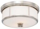 Minka Lavery Polished Nickel 3-Light Medium E-26 Flush Mount Ceiling Fixture in Brushed Nickel 