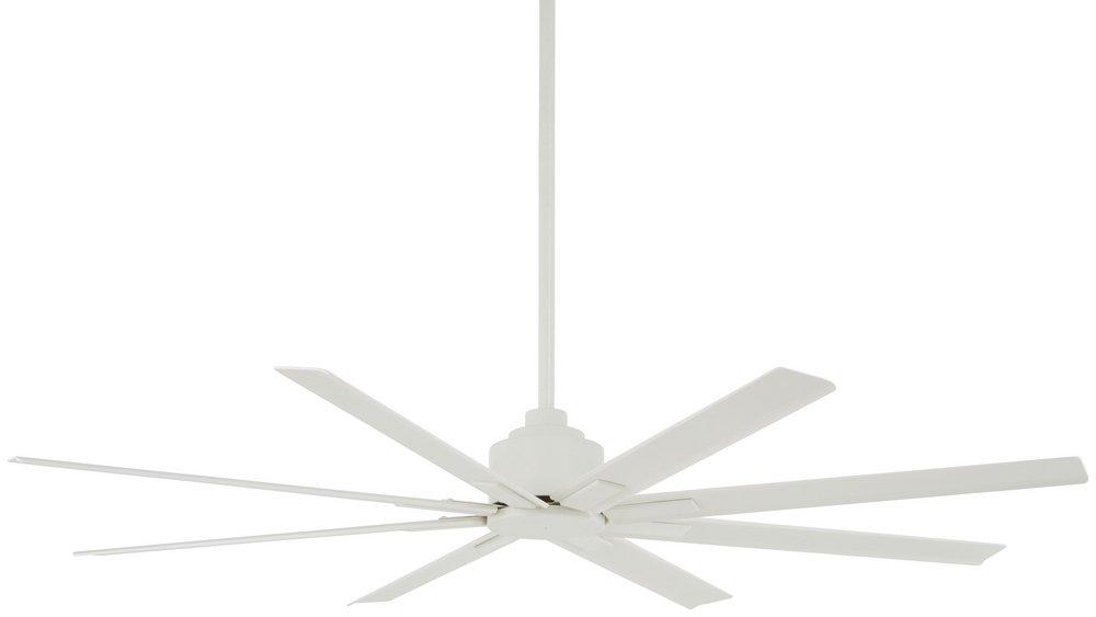 Minka Aire Flat White 65 in. 8 Blade Outdoor LED Ceiling Fan 