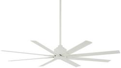 65 in. 8-Blade Outdoor Ceiling Fan in Flat White