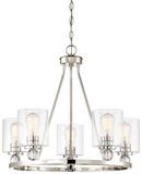 Minka Lavery Polished Nickel 100W 5-Light Medium E-26 Chandelier 
