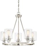 Minka Lavery Polished Nickel 100W 5-Light Medium E-26 Chandelier 