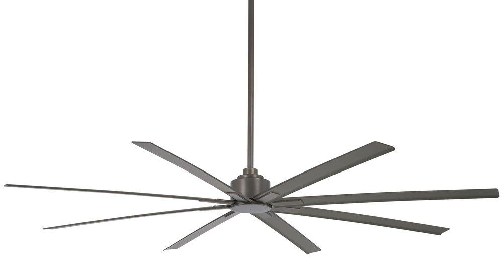 Minka Aire Smoked Iron 41W 8-Blade Ceiling Fan with 84 in. Blade Span 