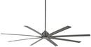 Minka Aire Smoked Iron 41W 8-Blade Ceiling Fan with 84 in. Blade Span 