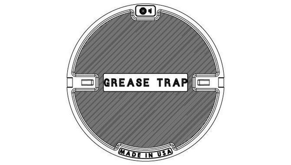 EJ 1-1/4 in. Gray Iron Grease Trap Cover 