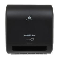 1-Roll Surface Mount Automated Touchless Plastic Paper Towel Dispenser in Black