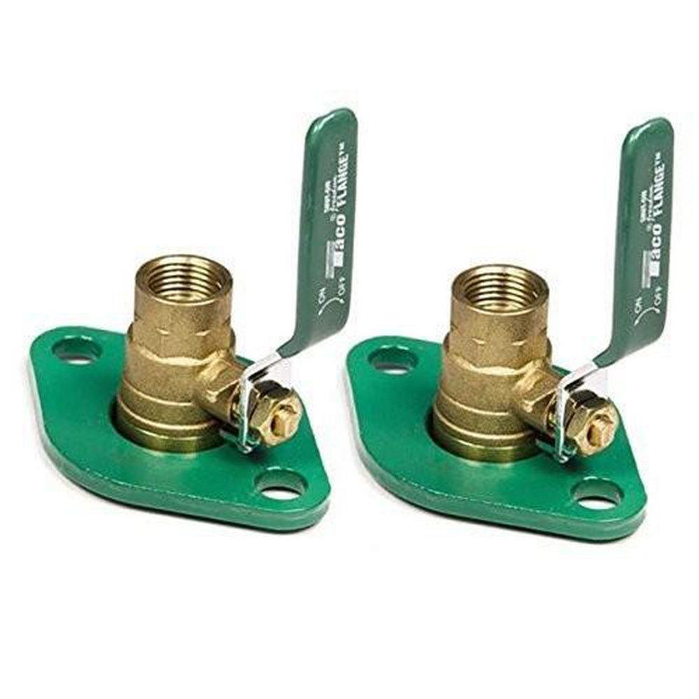 Taco NPT Brass Shut-Off Flange Kit 