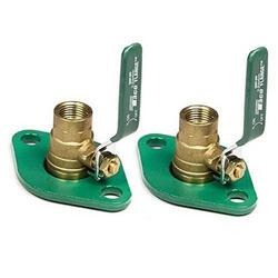 3/4 in. NPT Brass Shut-Off Flange Kit