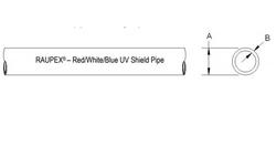 500 ft. x 1 in. Plastic Tubing in White