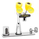 Counter Mounted AC-Powered Sensor Eyewash Faucet with 8 in. Deck Plate and Thermostatic Mixing Valve, 2.8 gpm, 11.5 lbs