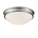 Millennium Lighting Brushed Nickel 2-Light Flush Mount Ceiling Light 
