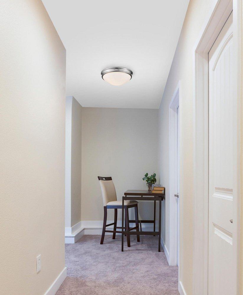 Millennium Lighting Brushed Nickel 2-Light Flush Mount Ceiling Light 