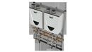 398 MBH Indoor Natural Gas Tankless Wall Mount Rack System
