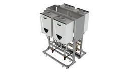 796 MBH Indoor Natural Gas Tankless Free Standing Back-to-Back Rack System