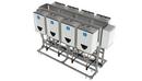 995 MBH Outdoor Natural Gas Tankless Free Standing Back-to-Back Rack System