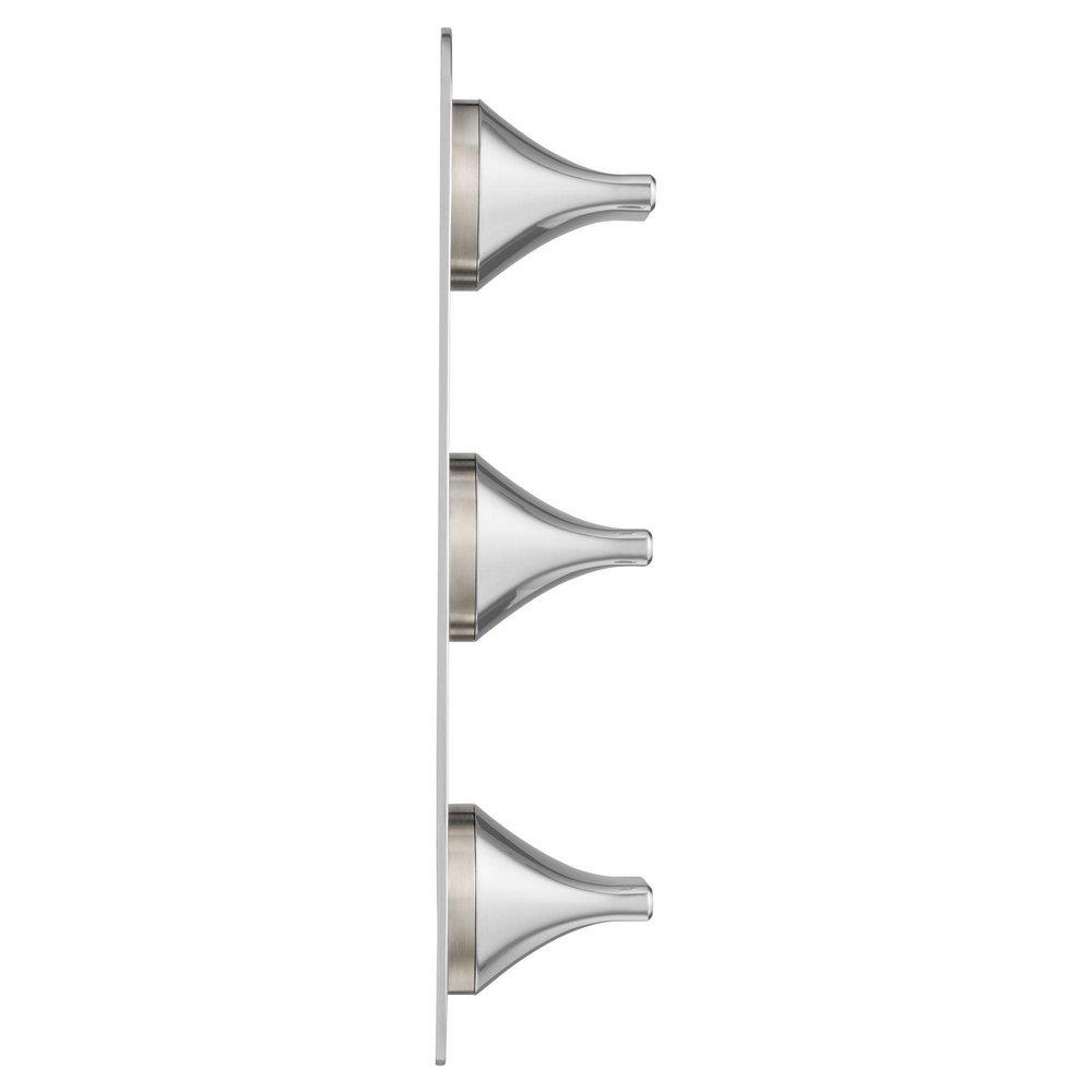DXV Polished Chrome Triple-Handle Thermostatic Valve Trim 