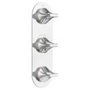 DXV Polished Chrome Triple-Handle Thermostatic Valve Trim 