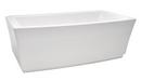 American Standard White 67-15/16 x 36 in. Freestanding Bathtub Center Drain 