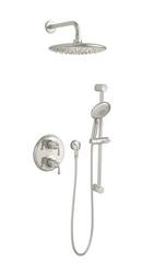 American Standard Polished Nickel 18 in. Shower Arm and Round Escutcheon 