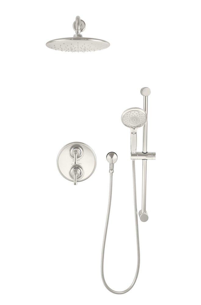 American Standard Polished Nickel 18 in. Shower Arm and Round Escutcheon 