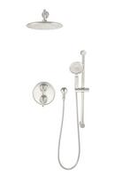 American Standard Polished Nickel 18 in. Shower Arm and Round Escutcheon 