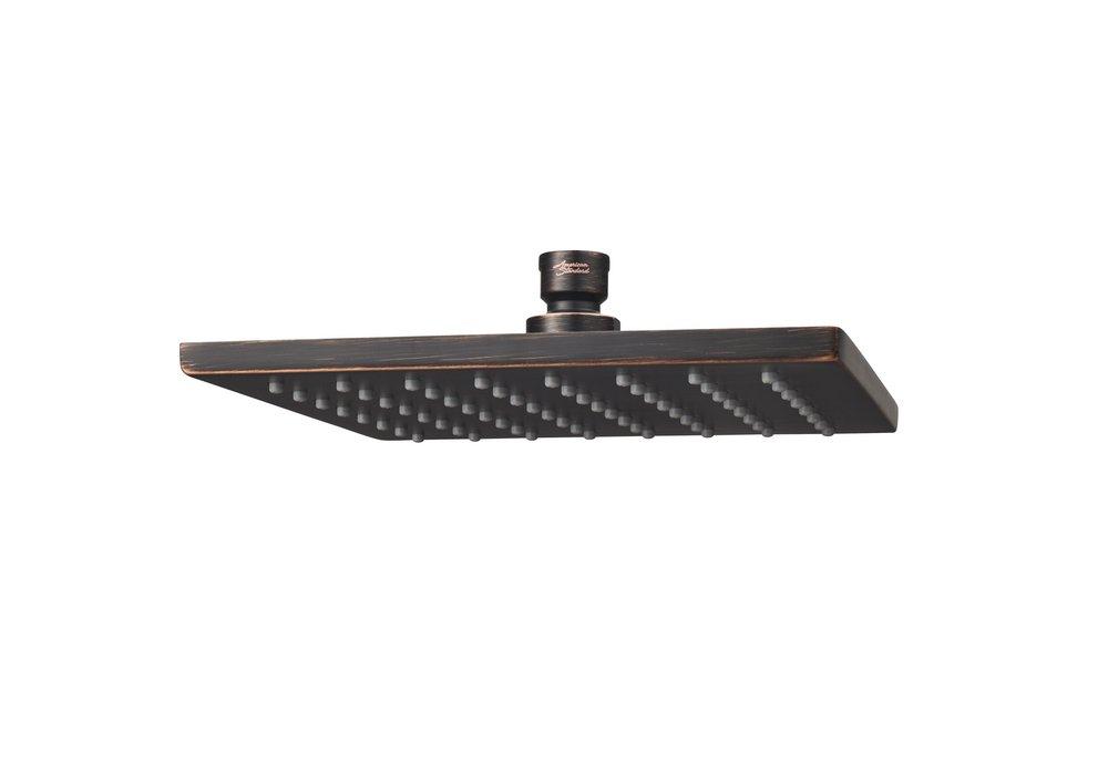 American Standard Legacy Bronze 7-13/16 in. 1.8 gpm 1-Function Square Rain Showerhead 