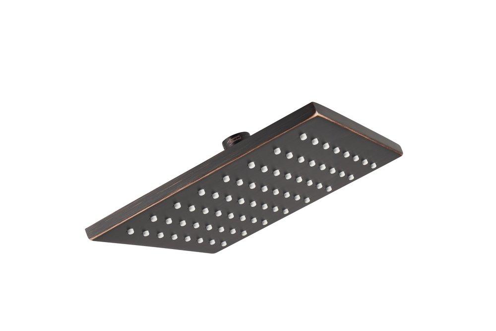 American Standard Legacy Bronze 7-13/16 in. 1.8 gpm 1-Function Square Rain Showerhead 