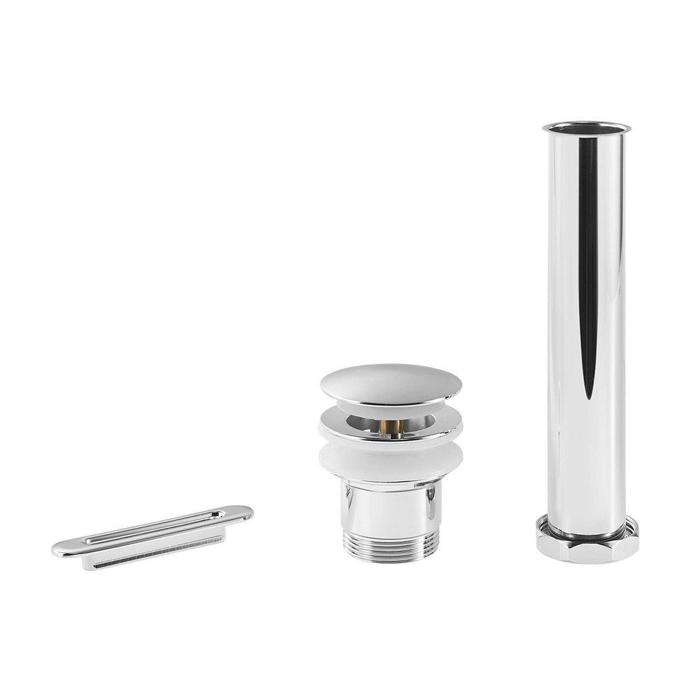 American Standard Polished Chrome Metal Toe-Tap Drain 