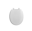 American Standard White Round Closed Front with Cover Toilet Seat 