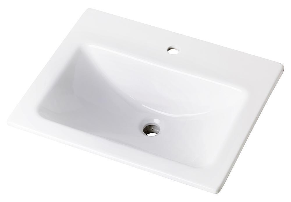 Gerber Plumbing White Drop-in Basin 