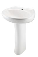 Gerber Plumbing White Pedestal Bathroom Sink 