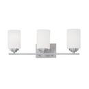 3-Light Vanity Fixture in Satin Nickel