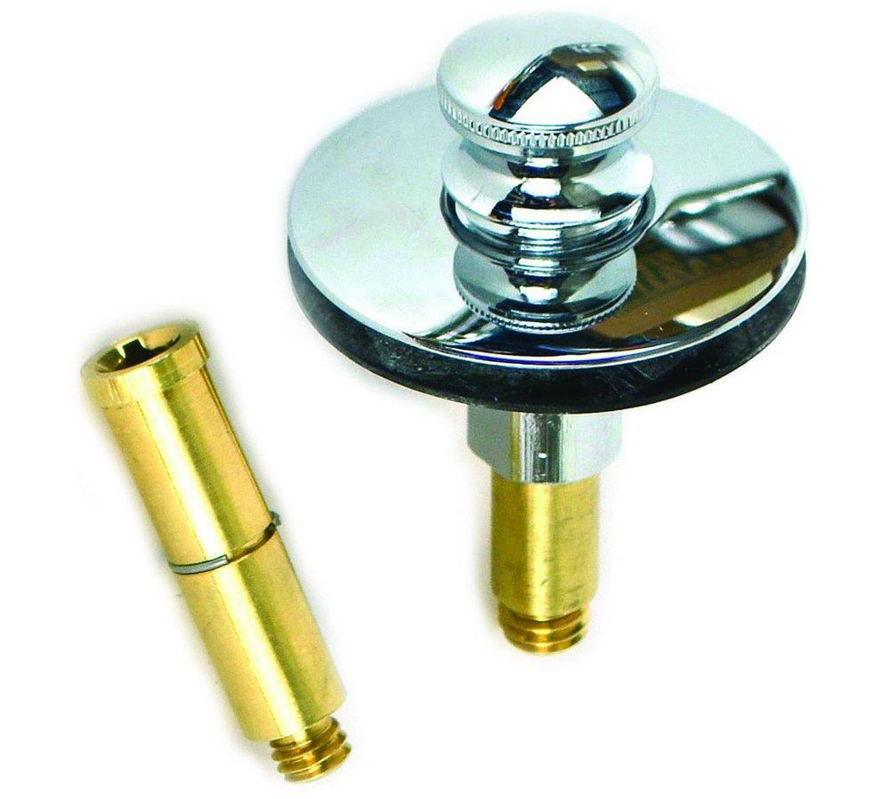 Watco Polished Chrome 2-19/50 in Brass and Rubber Stopper 
