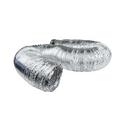 Silver 25 ft. Silver Uninsulated Flexible Air Duct 
