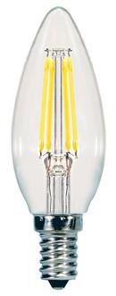 5.5W C11 LED Bulb Candelabra E-12 Base 3000 Kelvin 360 Degree Dimmable