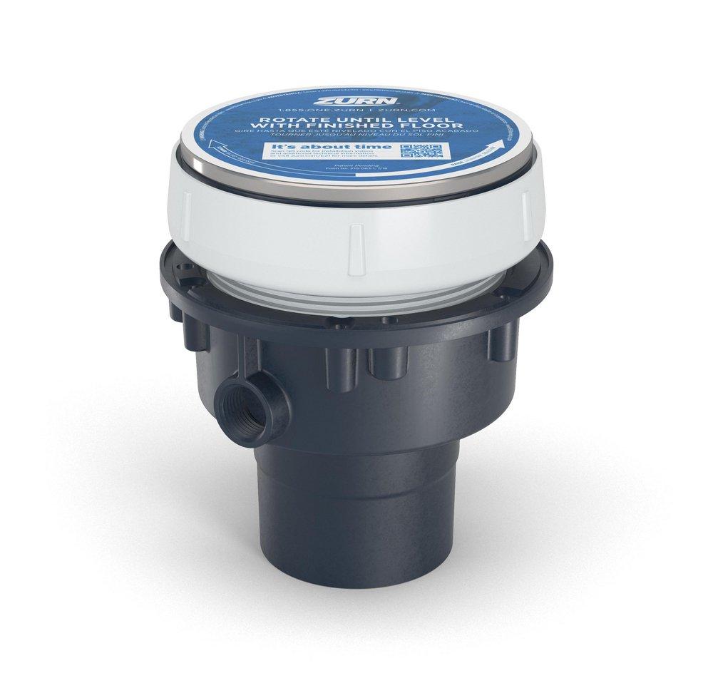 Zurn Nickel Bronze Solvent Weld PVC Slab On Grade Drain in 6 in. Nickel Bronze Head 