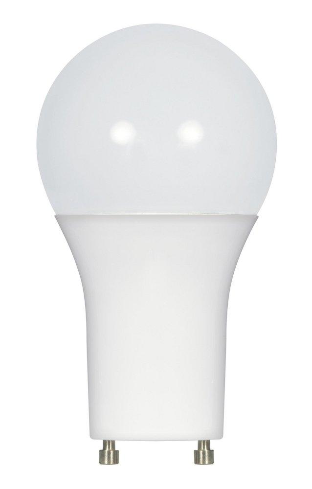 SATCO Soft White A19 LED Bulb GU24 Base 3000 Kelvin 220 Degree Dimmable 120V with Frosted Glass 
