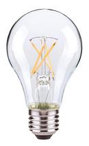 7W A19 LED Bulb Medium E-26 Base 2700 Kelvin 360 Degree Dimmable 120V with Clear Glass