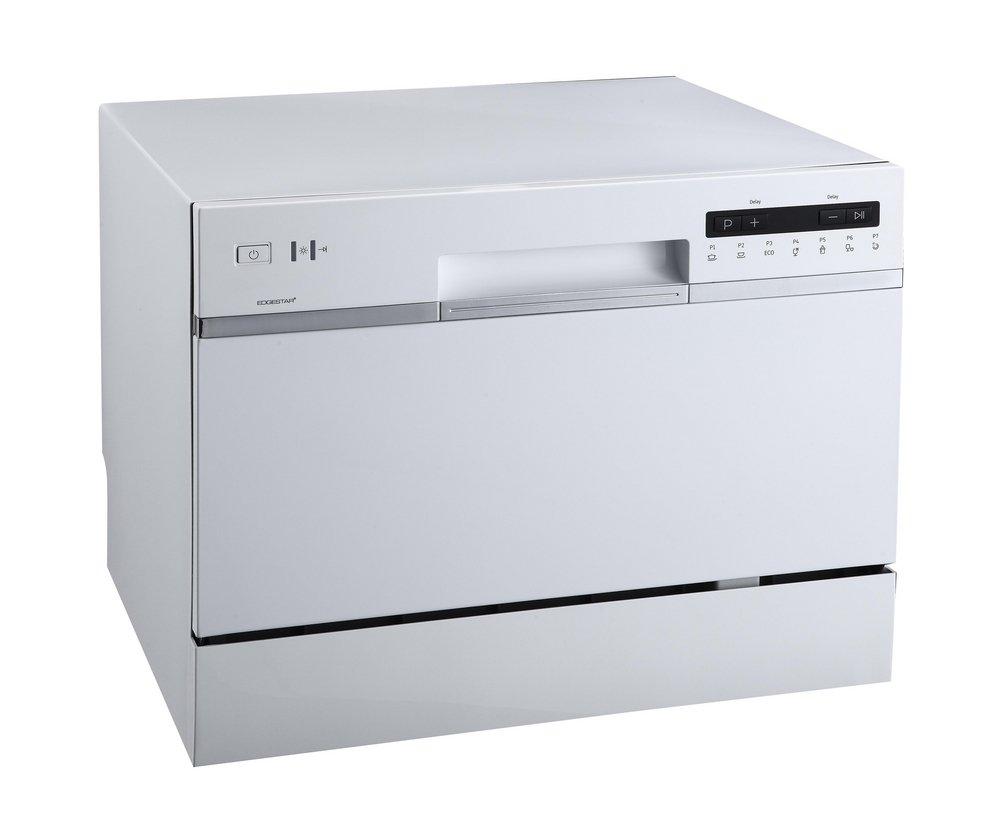 Edgestar White 21-5/8 in. 6 Place Settings Dishwasher 