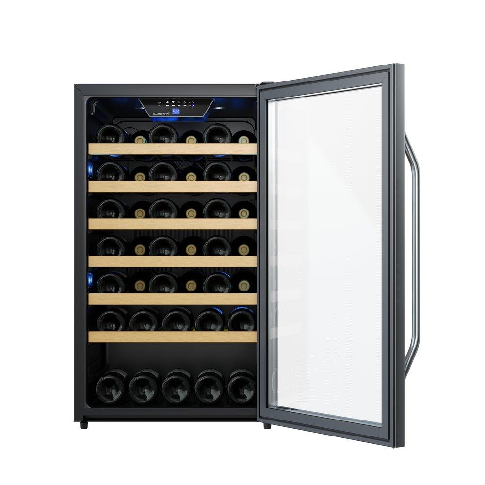 Edgestar Stainless Steel 19-3/8 in. 44 Bottles Wine Cooler 