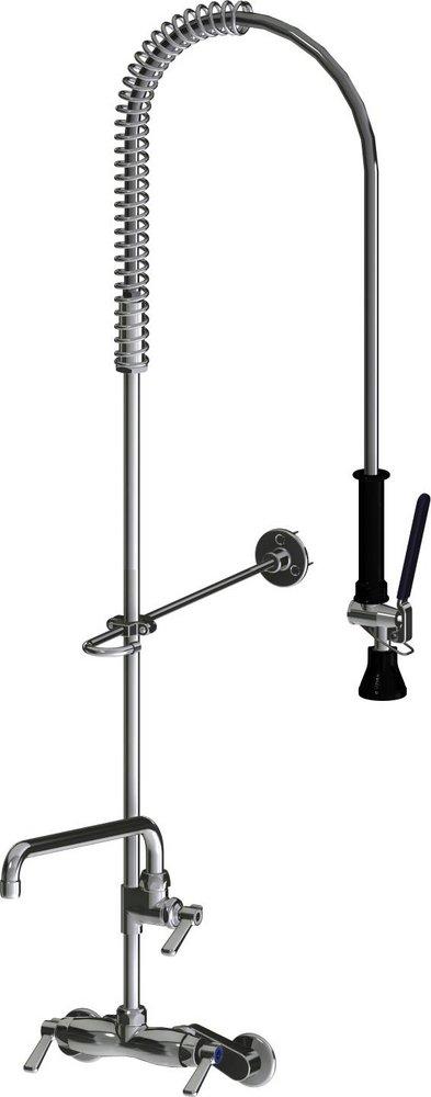 Chicago Faucets Chrome Plated Single Handle Lever Wall Mount Service Faucet 