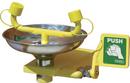 FNPT Single Handle Safety Shower with Push Button in Yellow