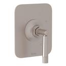 Pressure Balance Trim with Single Lever Handle (Less Diverter) for RCT-1 Rough Valve in Satin Nickel