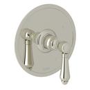 Tub and Shower Pressure Balancing Valve Trim with Metal Single Lever Handle (Less Diverter) in Polished Nickel